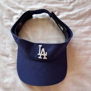Los Angeles Dodgers Navy Visor with White LA Logo